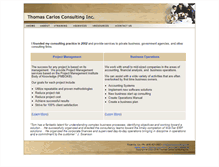 Tablet Screenshot of carlosconsulting.com
